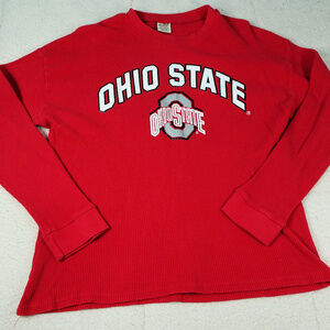 NCAA Ohio State Red Logo Thermal X-Large